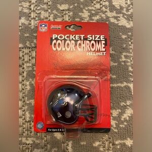 RIDDELL POCKET SIZE COLOR CHROME Jacksonville Jaguars football helmet NWT